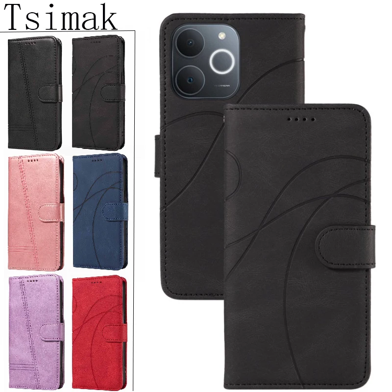 Pour Realme Note 70 70T Coque de téléphone portefeuille à rabat magnétique Coque en cuir pour OPPO Realme Narzo 80 Lite Note 50 70 T Note70 4G couverture