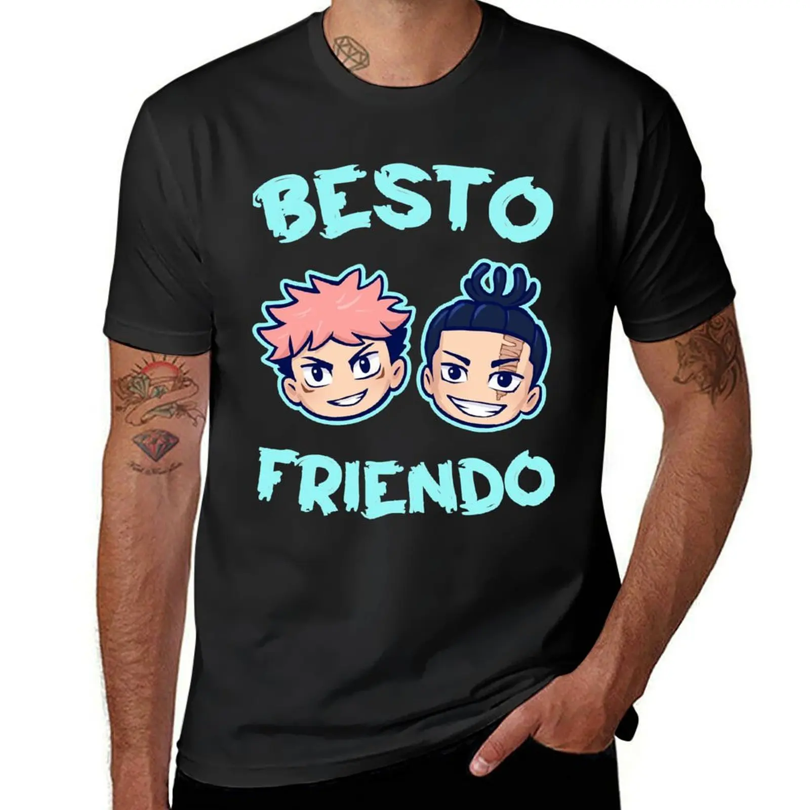 

Классическая мужская футболка BESTO FRIENDO
