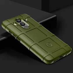 Armor Matte Shockproof Shield Back Cover - Heavy Silicone Phone Case - Mate10 Pro (Army green)