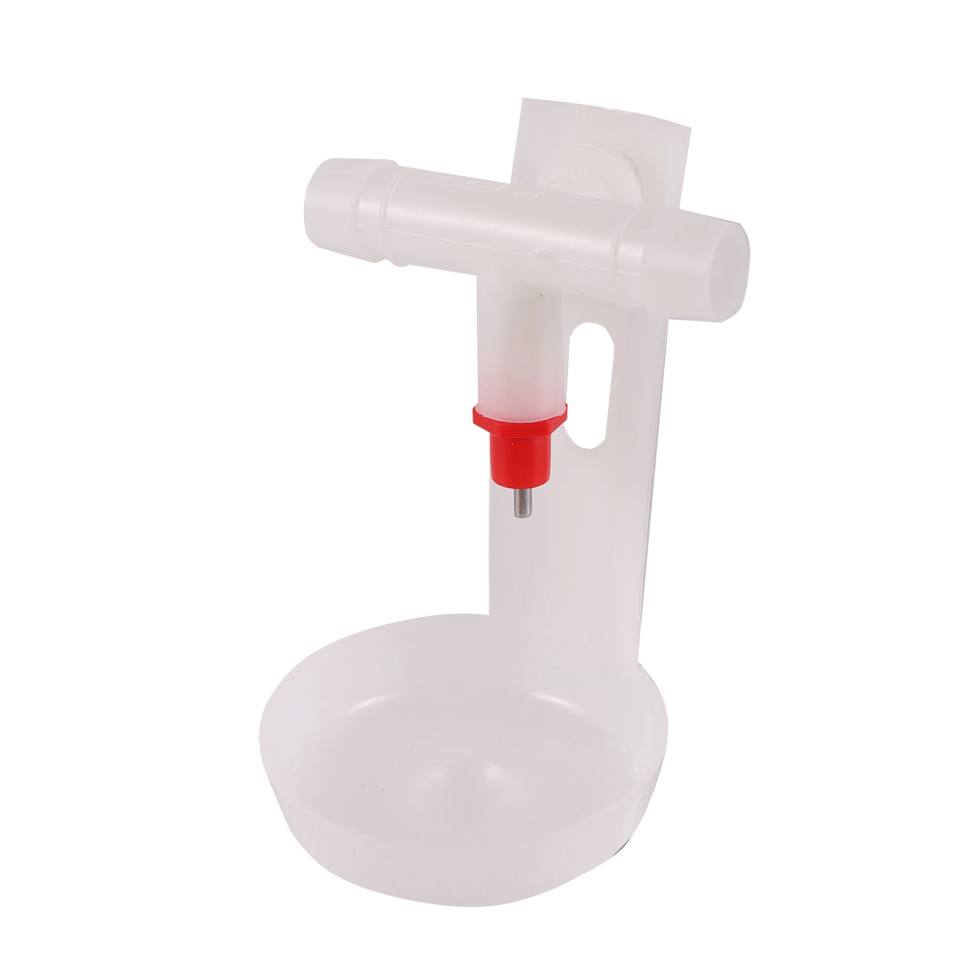 Chicken Steel Columns Drinking Cup Red Hanging Cup 360&deg; Water Chicken Tool Nipple Drinkers 40 Sets Poultry Feeding Supplies