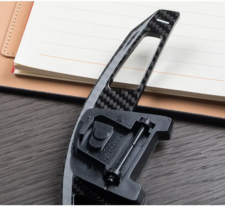 Carbon Fiber Paddle Shift For Golf 7 MK7 T-carbon Shift Paddles Replacement Type Car Steering Wheel Paddle Shifter