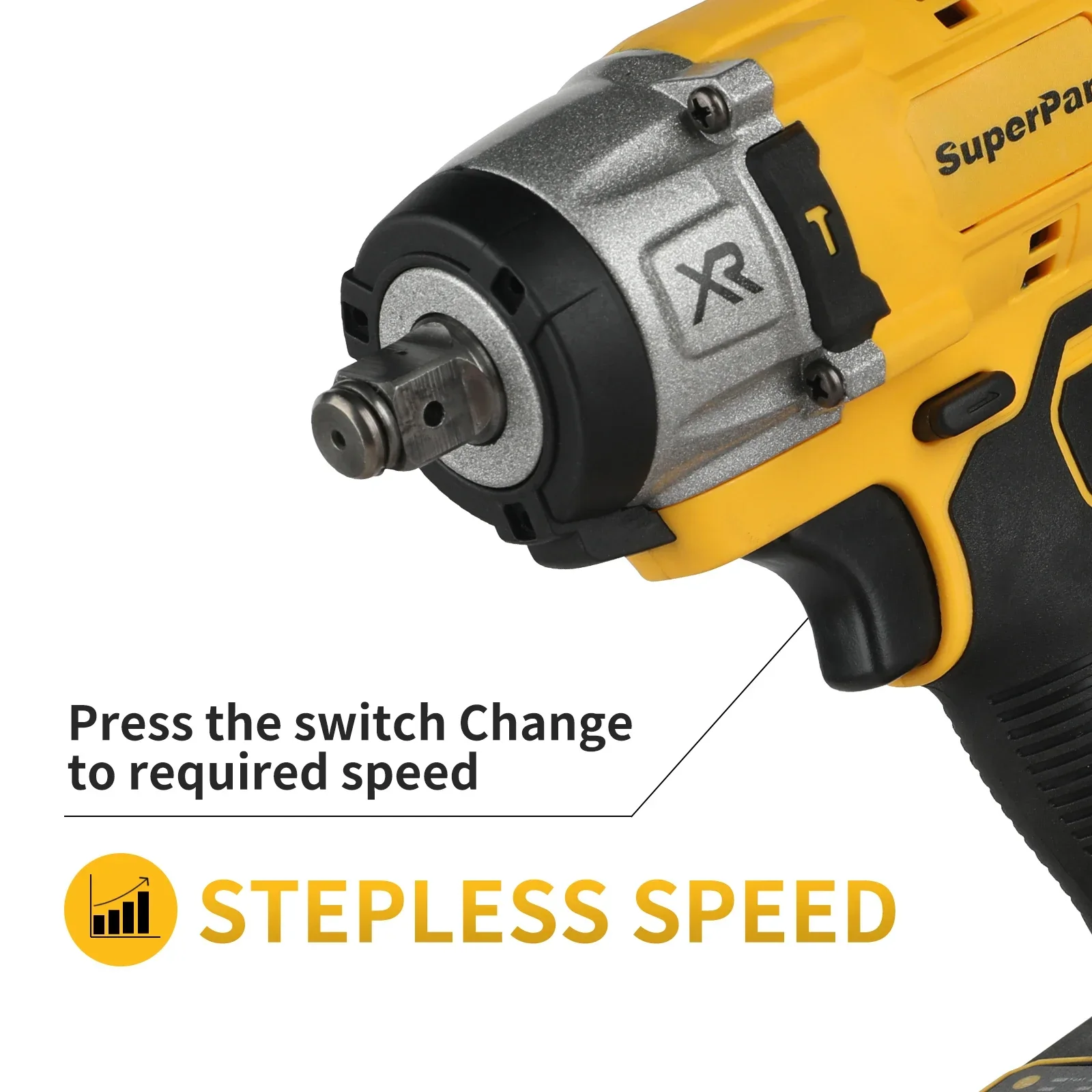 DCF922 SuperPan 20V Brushless Electric Impact Wrench - Image 4