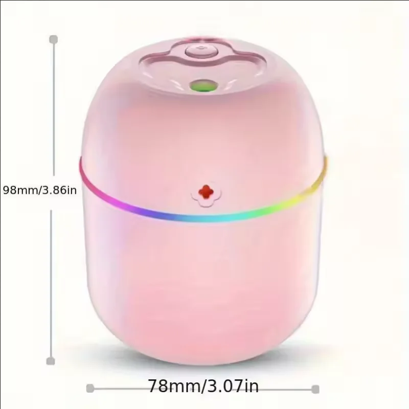 침실 사무실 차량용 가습기, 차량 분위기 조성기에 적합한 USB 가습기가 포함된 아로마테라피 요가 피트니스 장비
