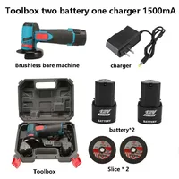 12V Mini Brushless Angle Grinder with Rechargeable Lithium Battery Cordless Polishing Machine Diamond Cutting with Accessories 1