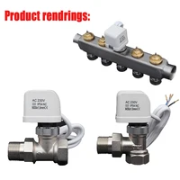 4 สาย AC230V ปกติปิดตัวกระตุ้นความร้อน (โซนวาล์ว) สําหรับน้ําหมุนเวียน/เอทิลีนไกลคอล PEX รังสีชั้น manifold 1