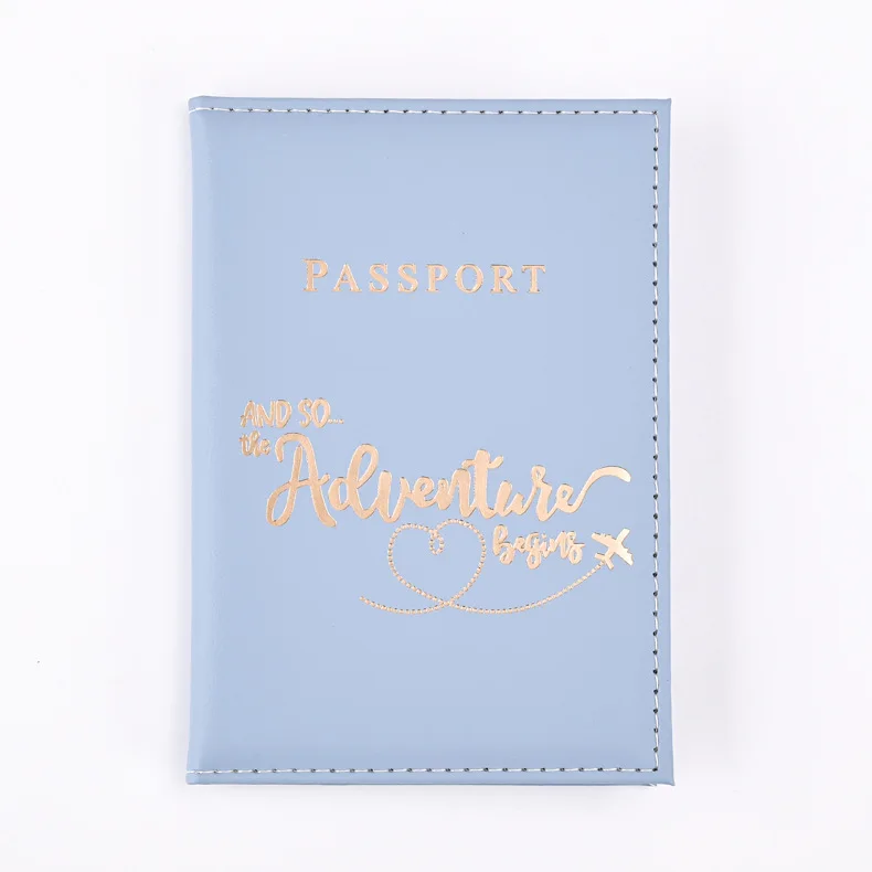 Deluxe 2024 Travel Passport Holder with Stylish Letter Print