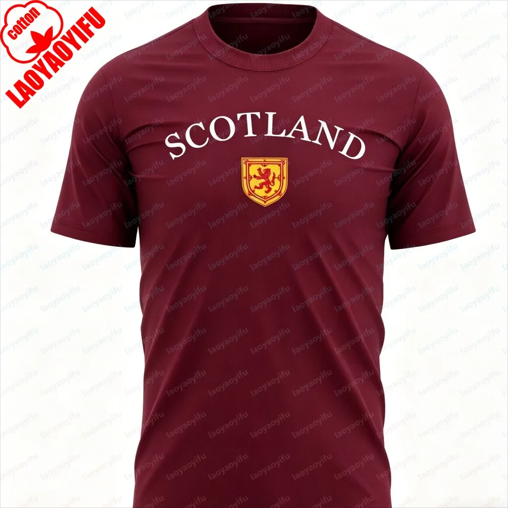 Scottish Patriotic Vintage Summer Football T-Shirt