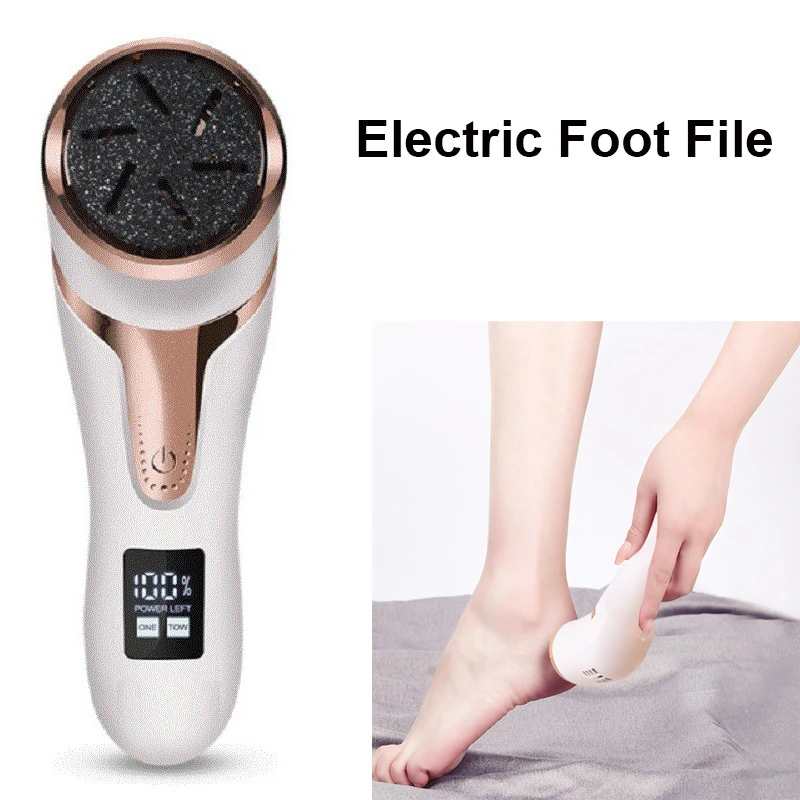 Electric Foot File Rechargeable Electric Pedicure Sander IPX7