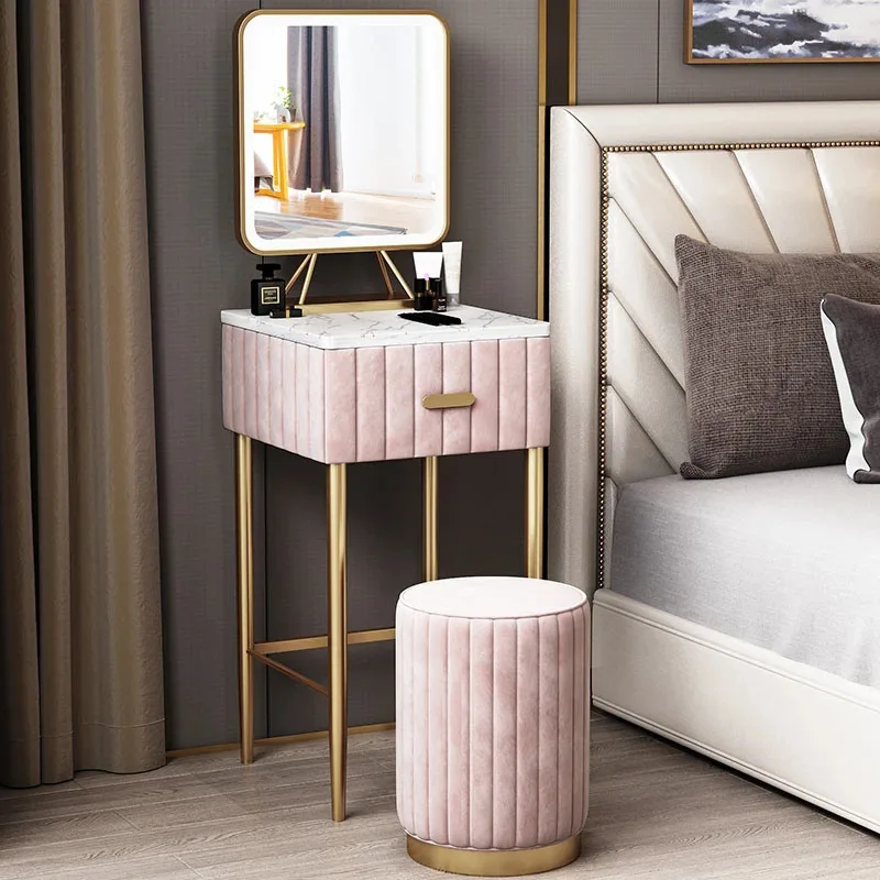 

Nordic Bedroom Storage Dressers Luxury Fitting Room Dormitory Vanity Cabinet Modern Minimalist Designer Drawer Dressing Tables