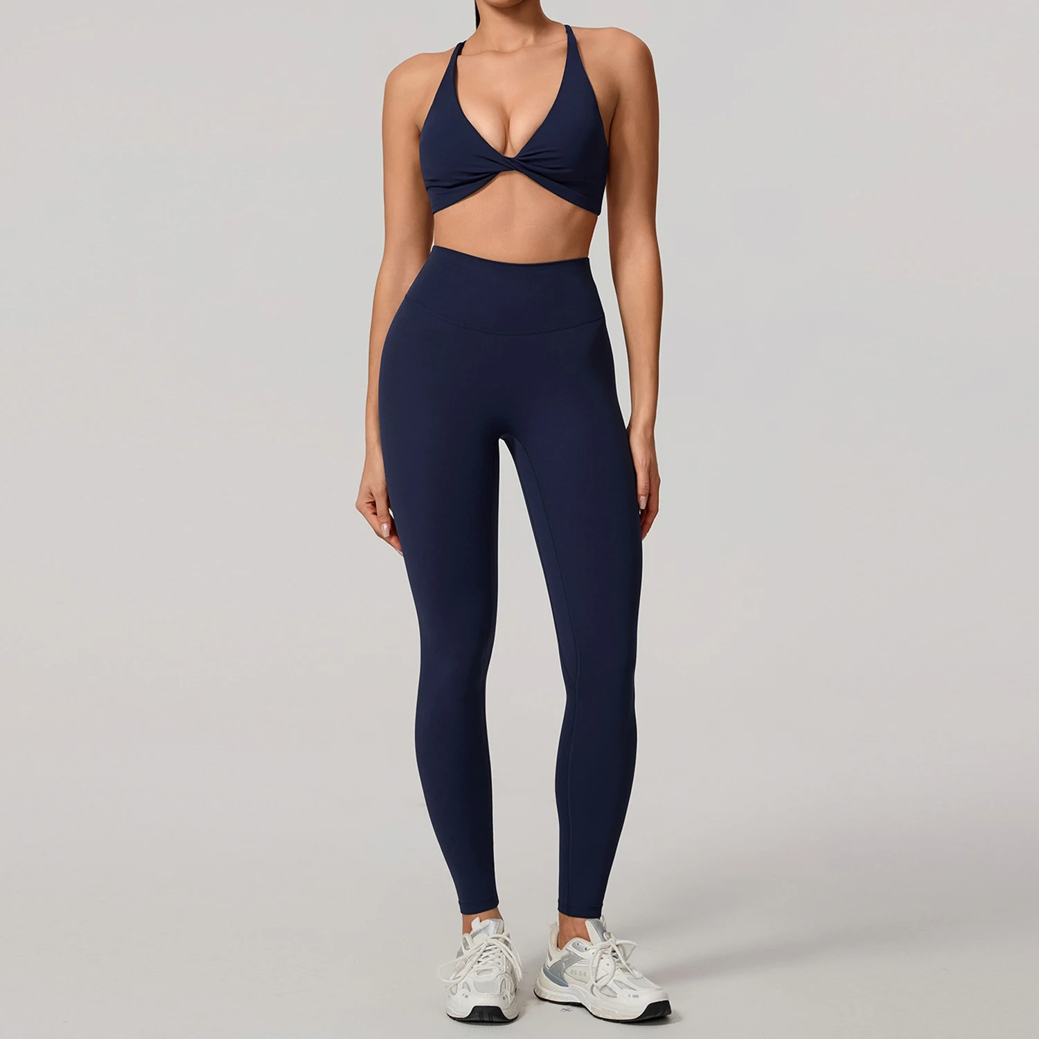 Women's Quick-Dry Yoga Suit - 2PCS Long Sleeve Sports Set