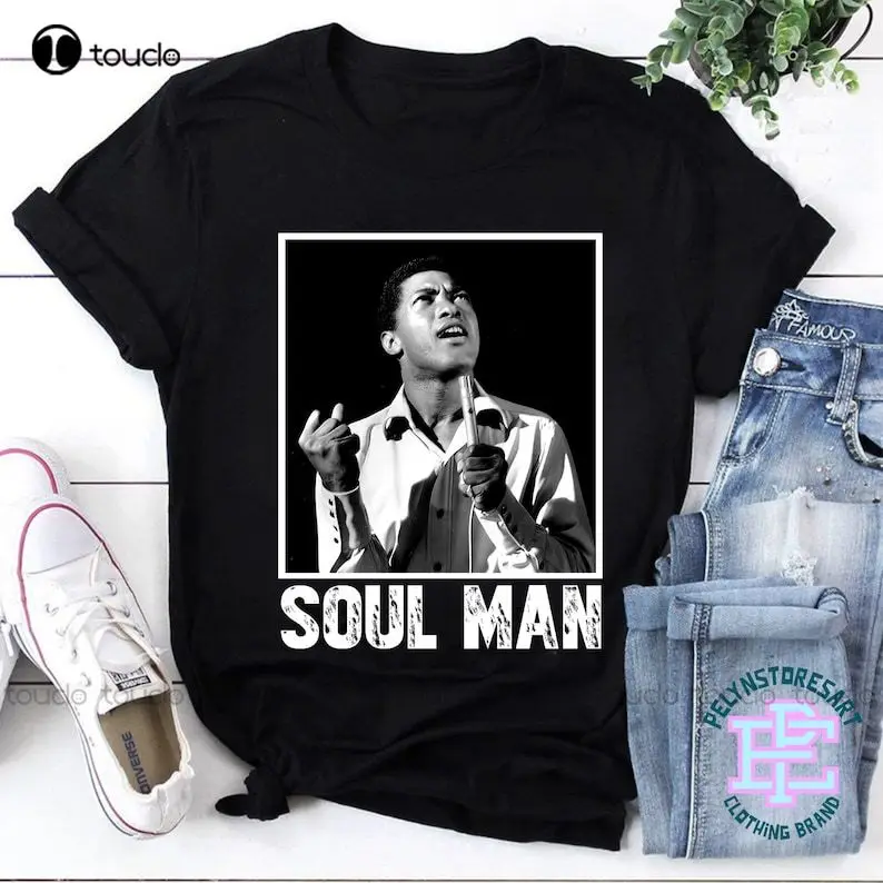 

Мужская Футболка Soul, рубашка Sam Cooke, футболка Sam Cooke унисекс, Женская Винтажная Футболка Sam Cooke с круглым вырезом, уличная одежда большого размера