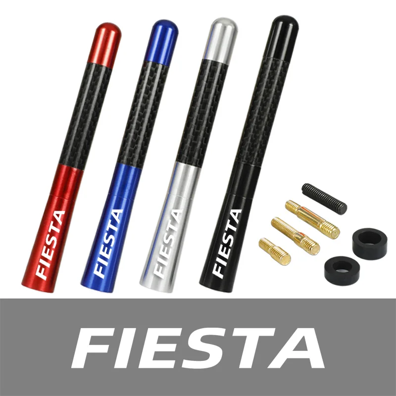 12cm Carbon Fiber Car Radio Antenna Ford Fiesta mk5 mk6 mk7 Accessories Car Styling