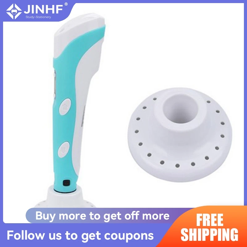 

1pc Plastic Holder Base Printer Accessory High Temperature Resistant Storage Plastic Stand For 3D Printing Pen Universal Base