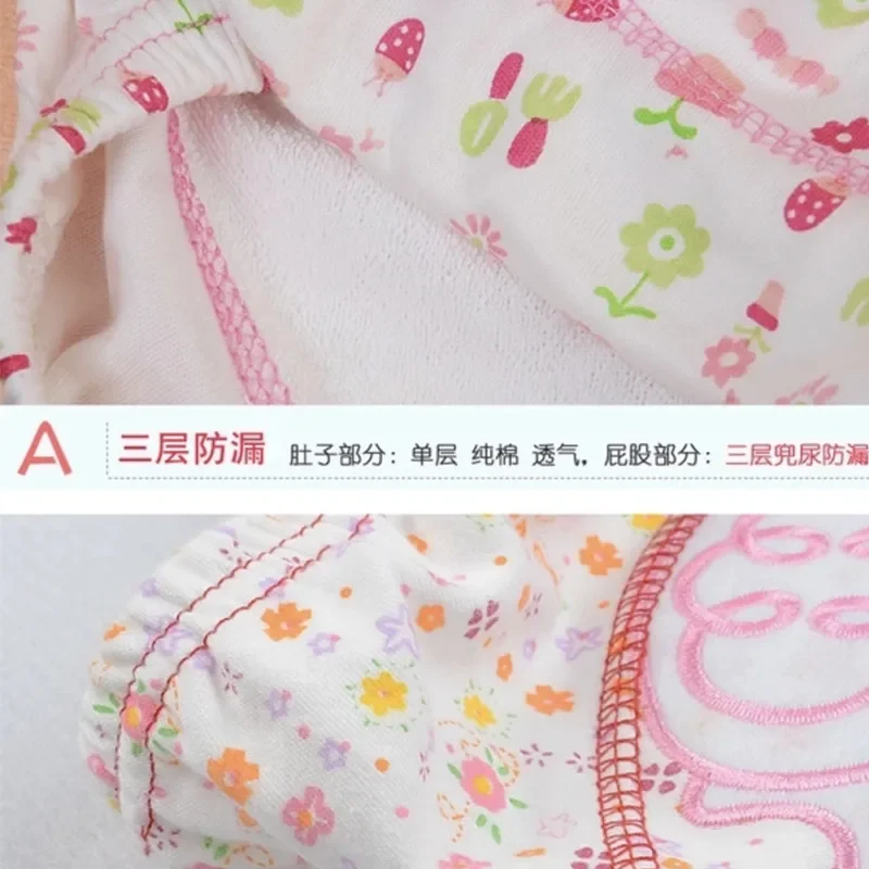 20Pcs/Lot Baby Training Pant Baby Cartoon Underwear Cotton Learning/study Infant Pants Size 100 Suit 13--16kg