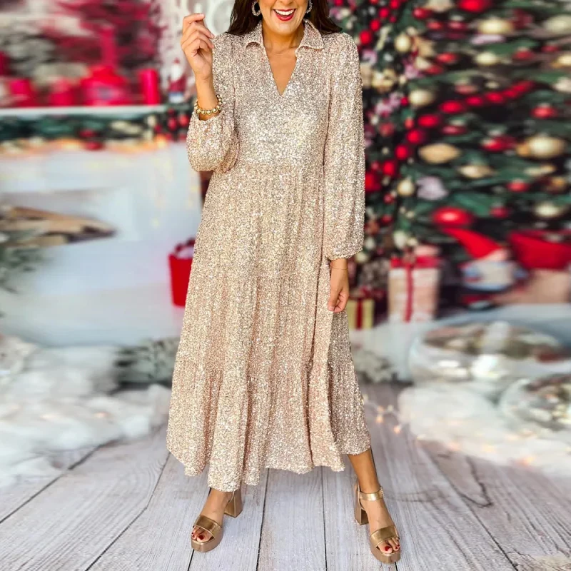 Sequin Dress New Look Christmas Dresses Christmas Party Dresses