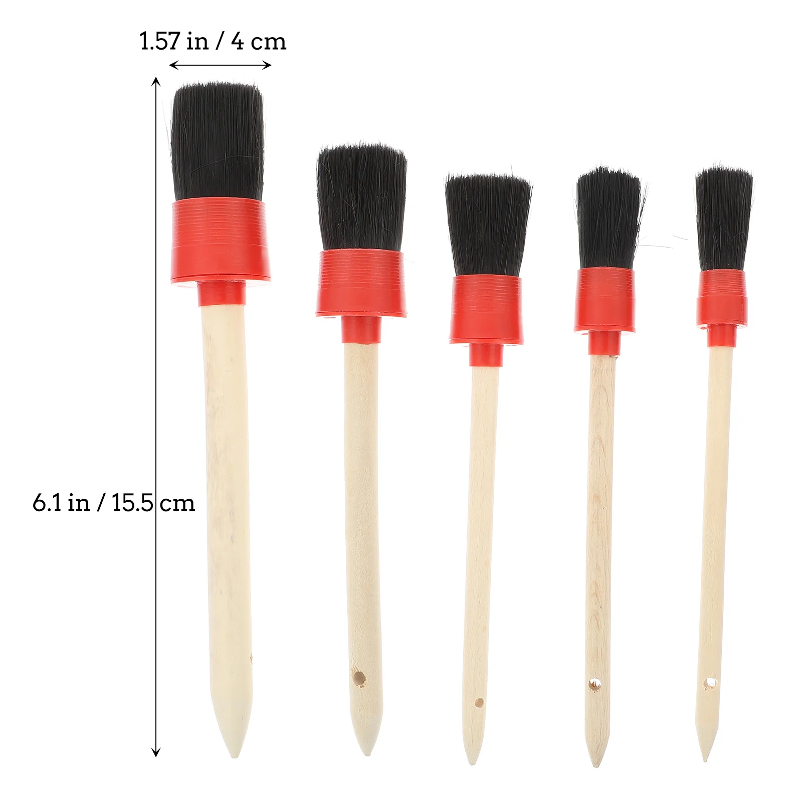 

1 Set of Durable Car Detailing Wheel and Tire Cleaning Brush Supplies