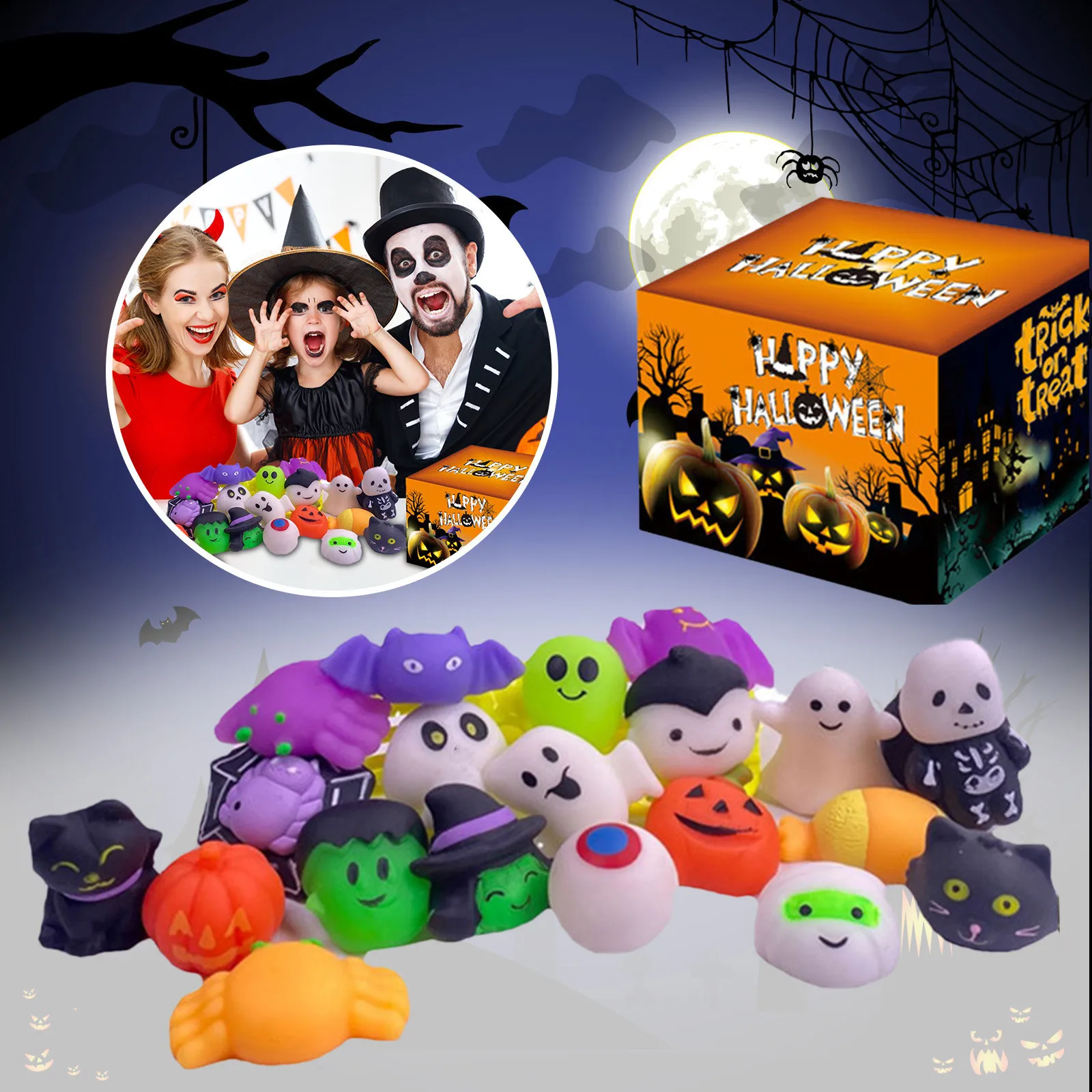 

1930s Airplane Toy 36Pcs Halloween Educational Toy Package Toy Gift Box To Reduce Stress And Anti Anxiety Sensory Toy Kisser Toy