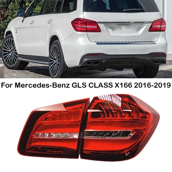 Per Mercedes-Benz classe GLS X166 2016 2017 2018 2019 auto LED posteriore esterno interno fanale posteriore fanale posteriore fanali posteriori Stop lampada freno