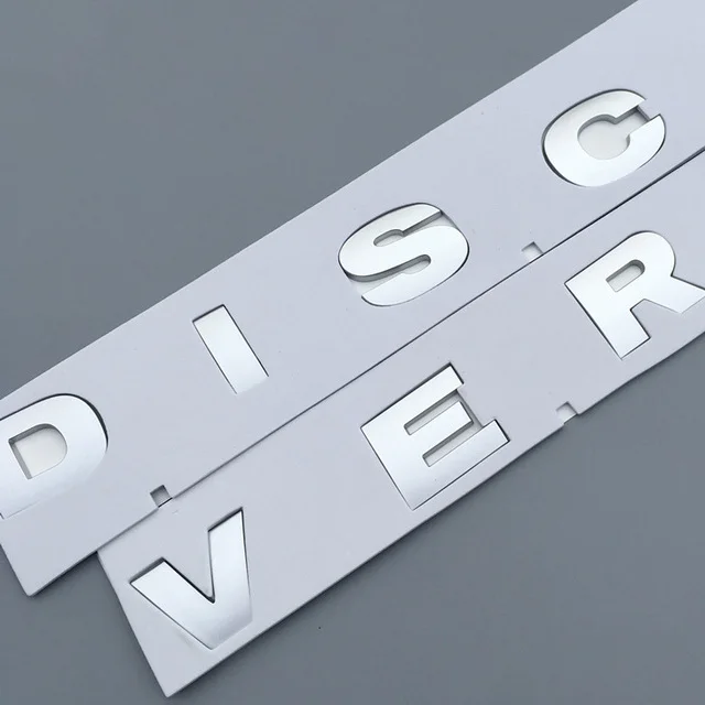 For Land Rover Discovery 4 Hood Rear Trunk Logo Sticker Round Font Letter Emblem  Badge Car Styling Accessories - Emblems - AliExpress