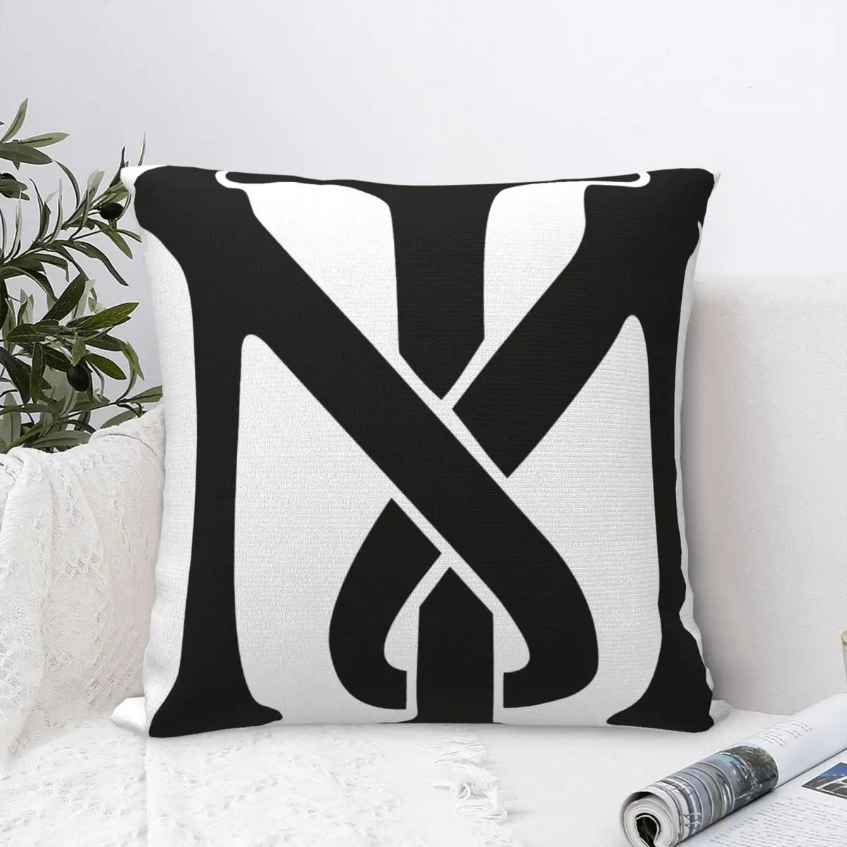 

Punk Scarface Tony Montana Square Pillow Case for Sofa Throw Pillow