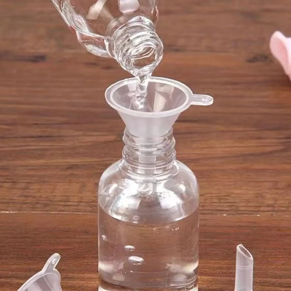 Wide Mouth Clear Plastic Funnels for Filling Water Bottles Multipurpose Large Funnel with Long Reaching Spout 10PCS plastic filter funnel