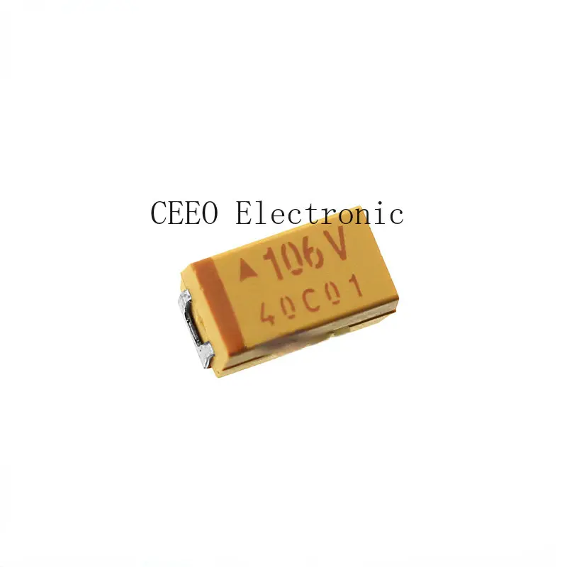 

200PCS 6032 C-type 10UF35V 106V SMT Tantalum Capacitor Original 35V10UF