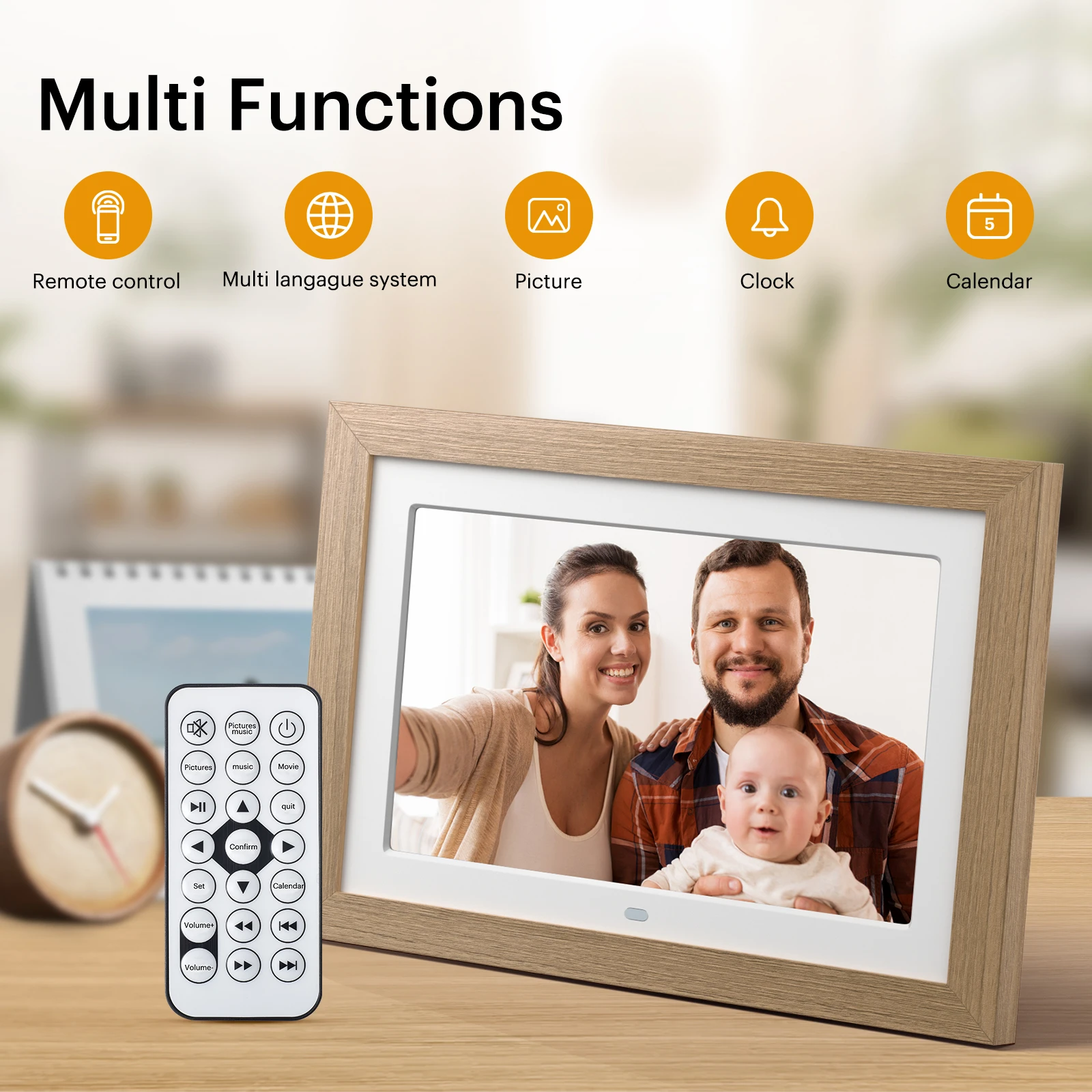 Digital Photo Frame 128gb Photo Electronic Display Electronic Frame Photos Digital Photo