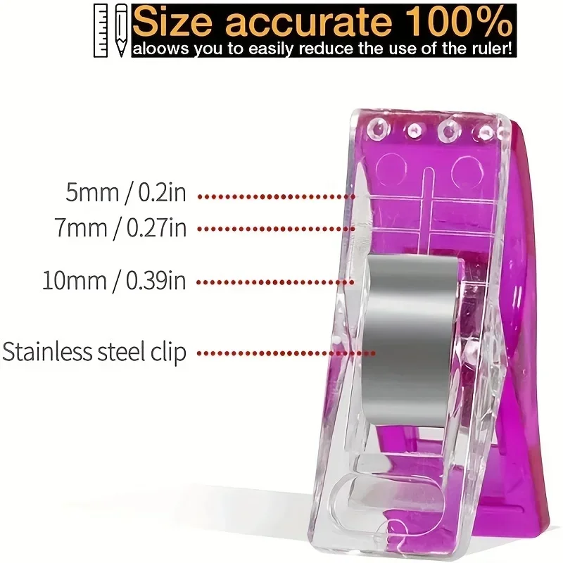 Colorful Sewing Clips Multipurpose Plastic Craft Crocheting Knitting Safety Securing Clothing Clips for DIY Fabric 10-100PCS