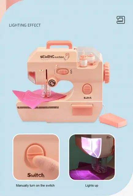 Sewing Machine Children, Mini Sewing Machine, Toy Sewing Machine