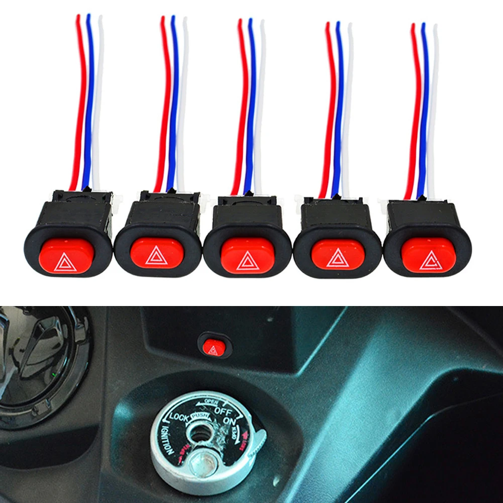 

Signal Flasher Accessories High Quality Motorcycle Switch Hazard Light Switch Button Double Flash Warning Lamp Hot Sale