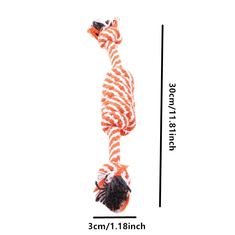Dog Cotton Rope Toy Interactive Play Bite Pet Supplies Puppy Small Medium Large Toys For Dogs Chew Training Pets Accessories 6