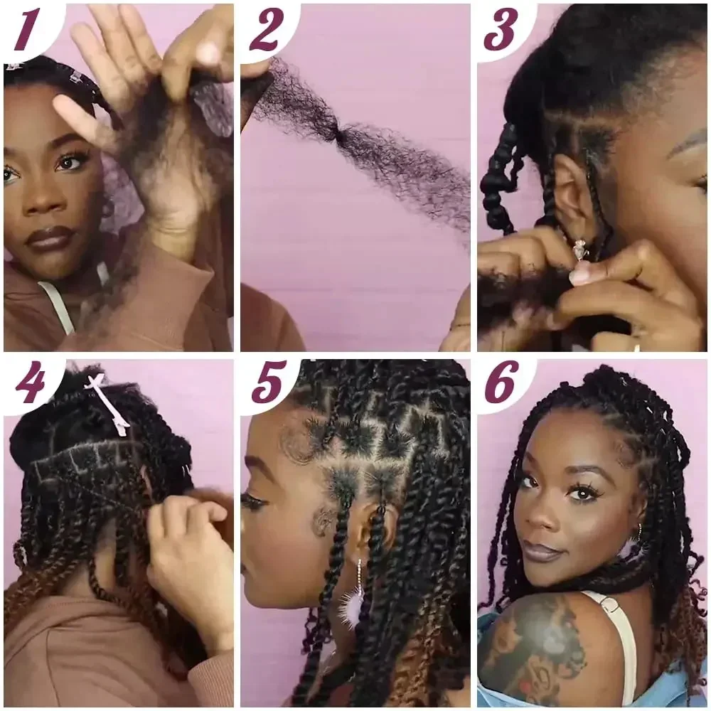 Afro Kinky Bulk Human Hair For Braiding 35g/pc Brazilian Remy Human Hair Extensions for Dreadlock Braiding Crohet