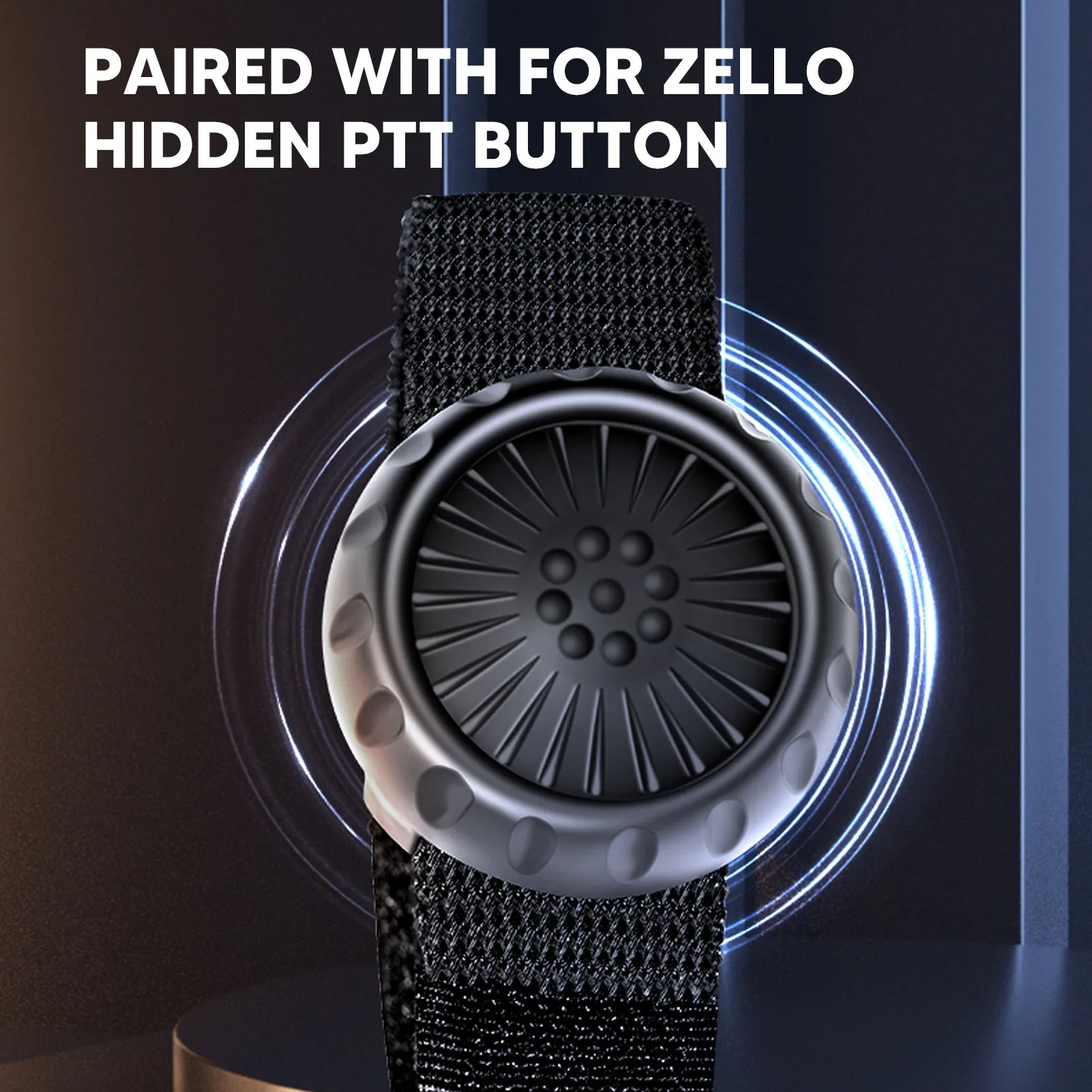 무선 PTT 버튼 블루투스 5.0 IP67 방수 무선 PTT 버튼 스위치, Zello for IOS for 안드로이드