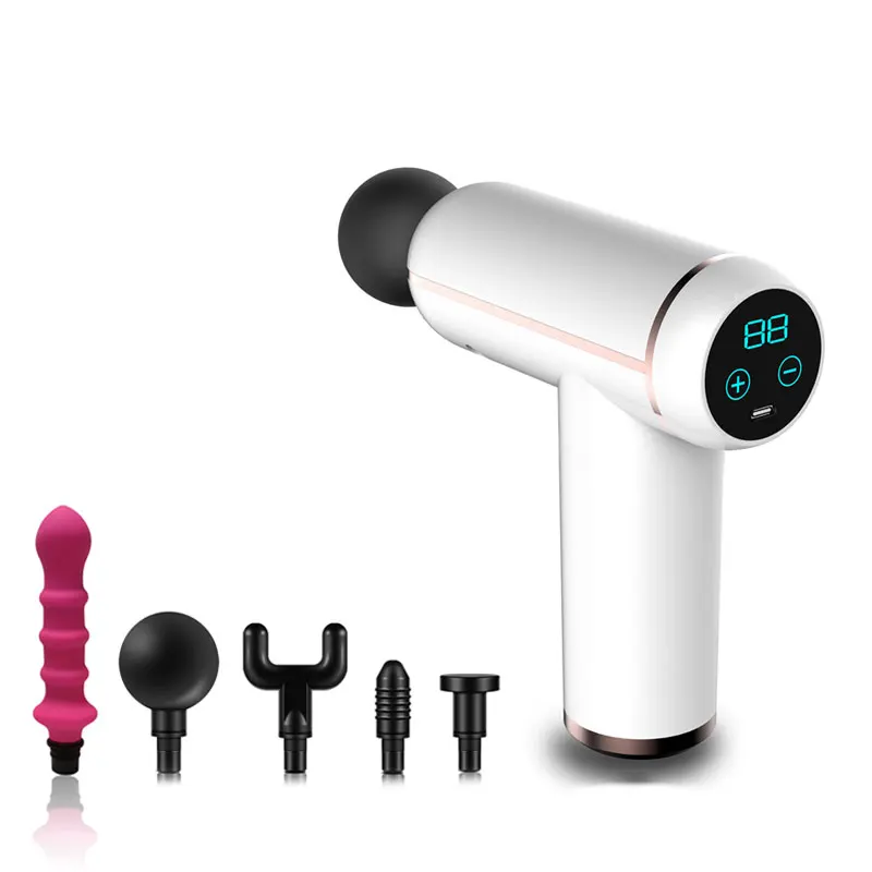 

Portable Mini Electric Massage Fascial Gun 32 Speed Deep Tissue Percussion Massager For Pain Relief Fitness Body Relaxation New