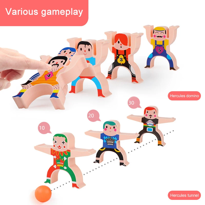 

Plastic Stacking Games Interlock Toys Balancing Blocks Games Toddler Educational Balancing Blocks