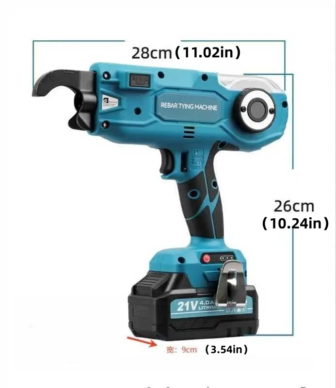 18V 8-34MM 철근 결속기 무선 충전식 자동 철근 결속기 철근 결속 와이어 철근 결속기