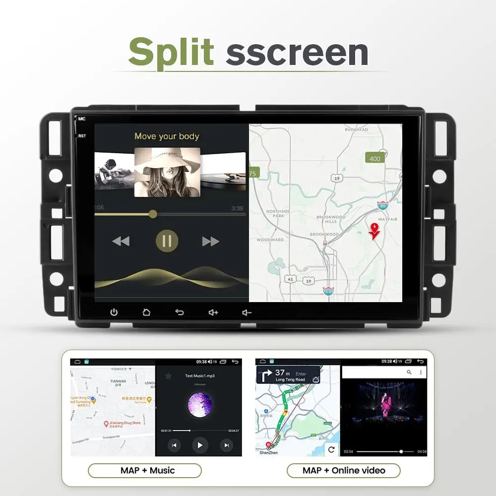 Android Car Radio Stereo Touch Screen for Chevy Silverado