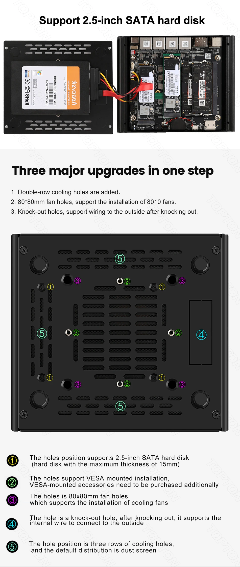 Fanless Mini PC N6005 2.5G LAN Router N5105 4xIntel I226-V DDR4 M.2 NVMe SSD TPM2.0 Micro Firewall Appliance Description Image.This Product Can Be Found With The Tag Names Barebone Mini PC, Computer Office