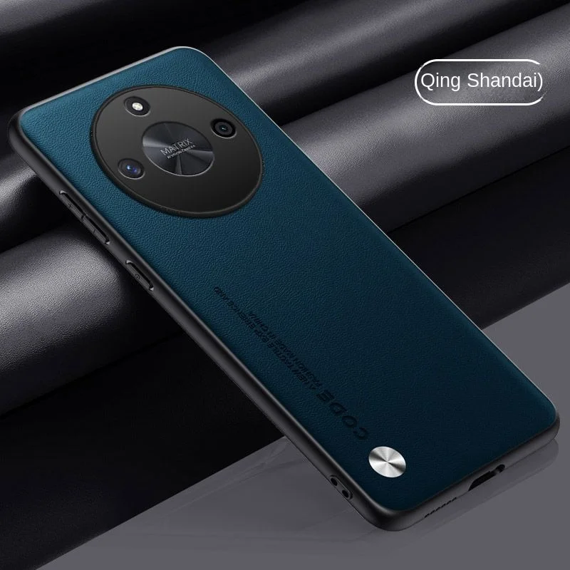 thumbnail image 1 of For Huawei Honor X9B X9A X8A X7A Case Soft Vegan Leather Grain Protective Back Cover Case For Huawei Honor X9B Full Cover Shell, 1 of 5