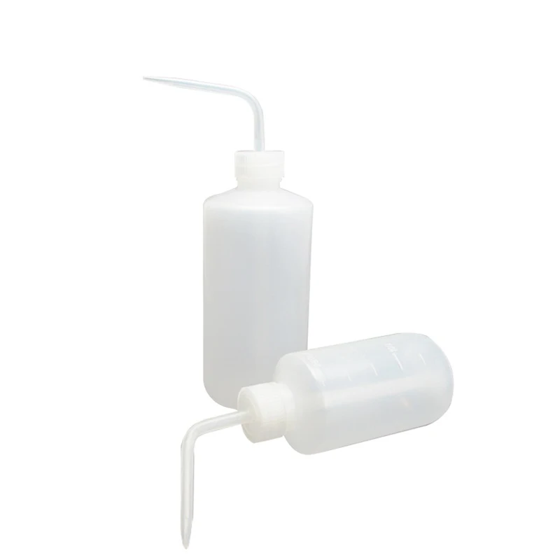 체중계 세척병 곡선 입, PE 소재 화학 솔벤트 특수 스퀴즈 병, 150, 250, 1000ml