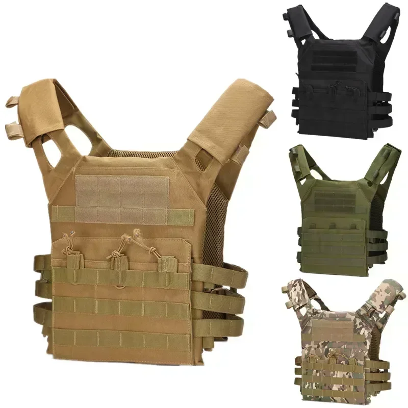 Tactical Vest Nylon Body Armor Hunting Carrier Airsoft Accessories Combat MOLLE Camo tactical vest