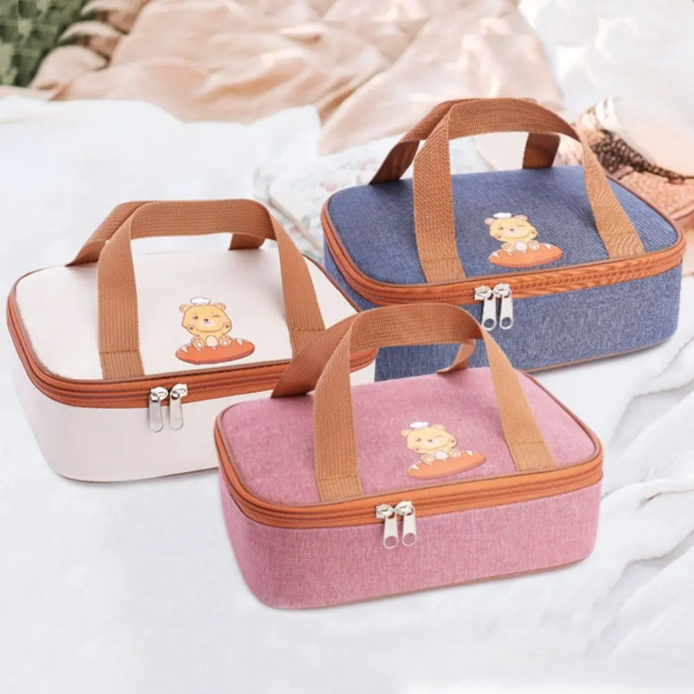 

Casual Insulation Package Cartoon Animal Outdoor Women Tote Lunch Bag Waterproof Lunch Bag Food Warm Thermal Bag Food Hand Bags