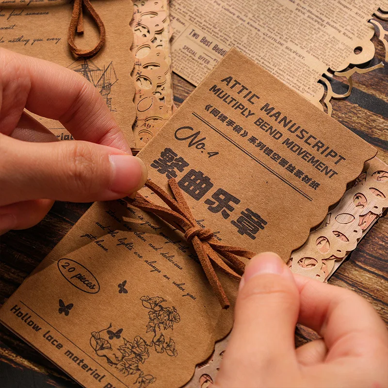 20 fogli di carta per appunti Vintage - immagine 3