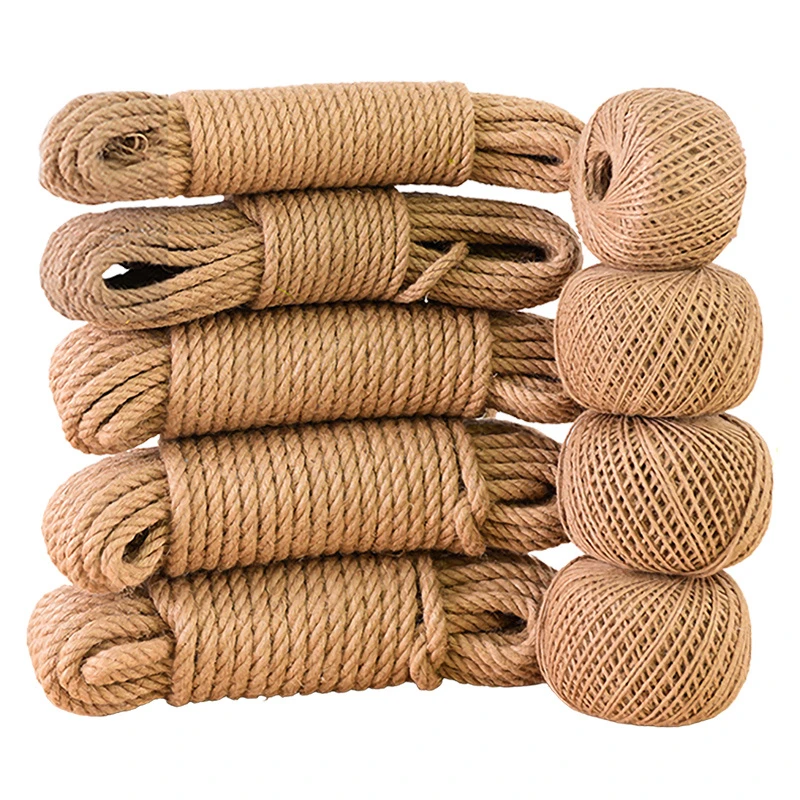 Wholesale Jute Rope Cord Sewing Diy Natural Jute Ribbon Crafts Gift