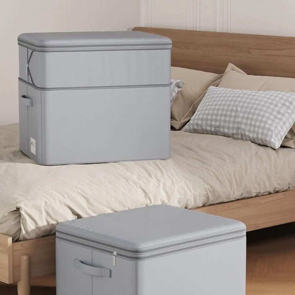 Oxford Cloth Compressible Duvet Storage Bag Large Capacity Dustproof Clothes Quilt Storage Bag Moisture-proof Foldable