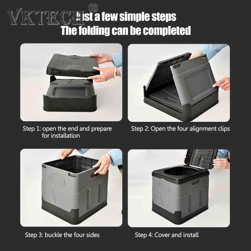 Portable Folding Toilet for Outdoor Camping Potty for Adults Kids Cover Design Seat Toilet Reusable Picnic Car Travel folding toilet