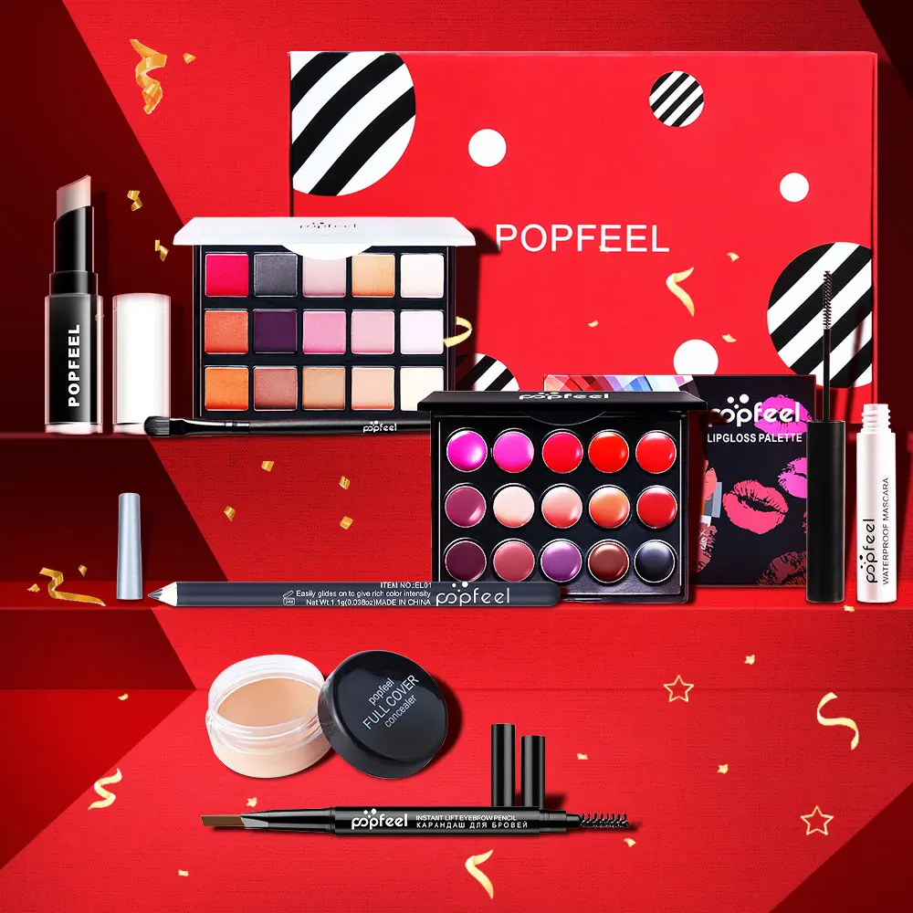 POPFEEL Makeup Kit, Full Makeup Set For Girls Women, Valentine Gift For Girls