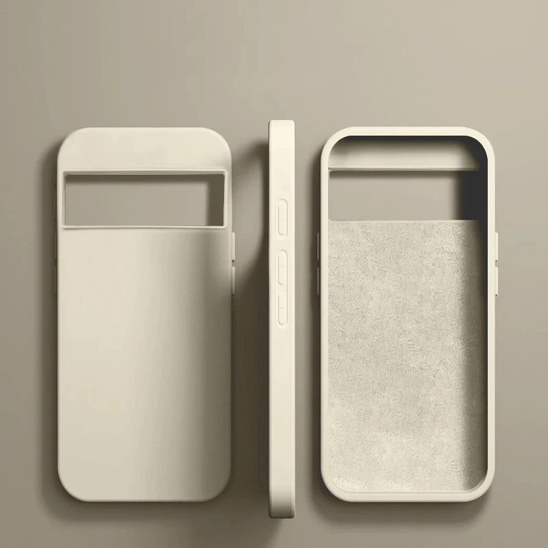 thumbnail image 1 of Funda de silicona Original de lujo para Google Pixel 6, 8, 7 Pro, 7A, 6A, funda trasera suave a prueba de golpes para Google Pixel 7, 6, 8 Pro, 1 of 5