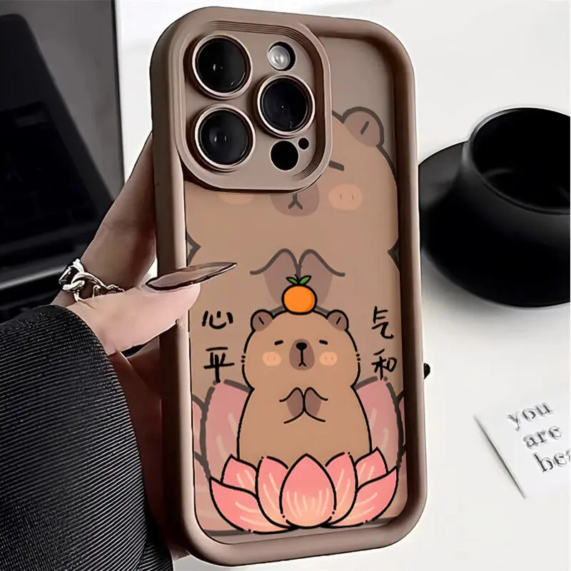 Capybara Shockproof Soft Silicone Phone Case