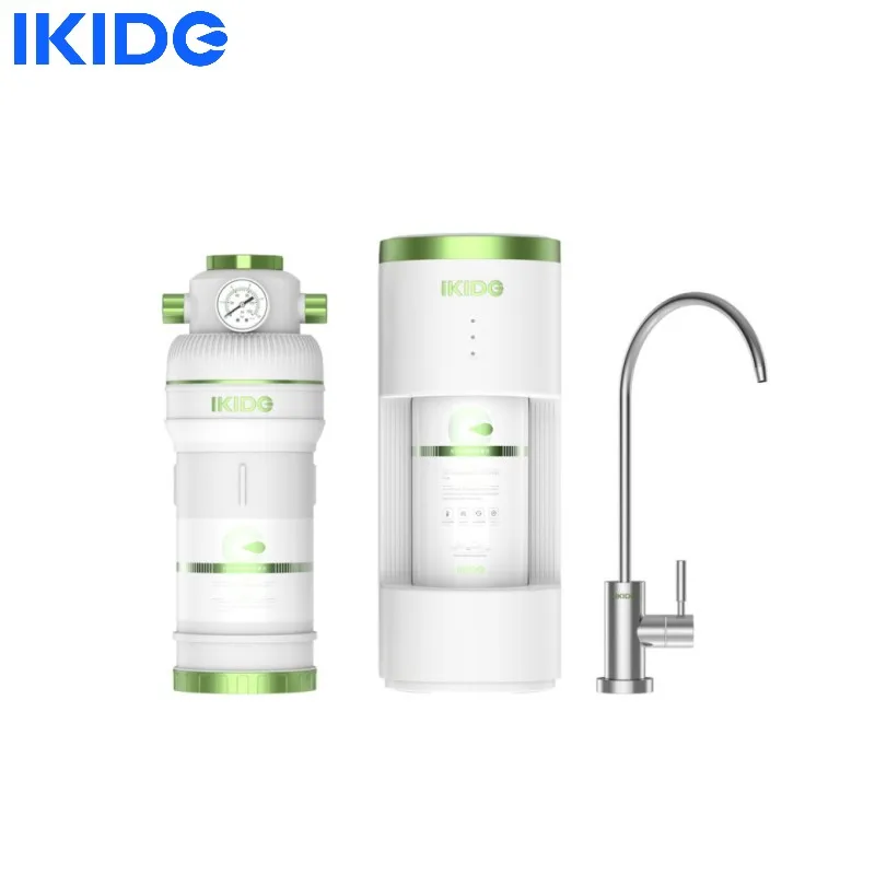 IKIDE Whole Kitchen Green  MQ7 RO Reverse Osmosis and Pre Filter Split Water Purifier